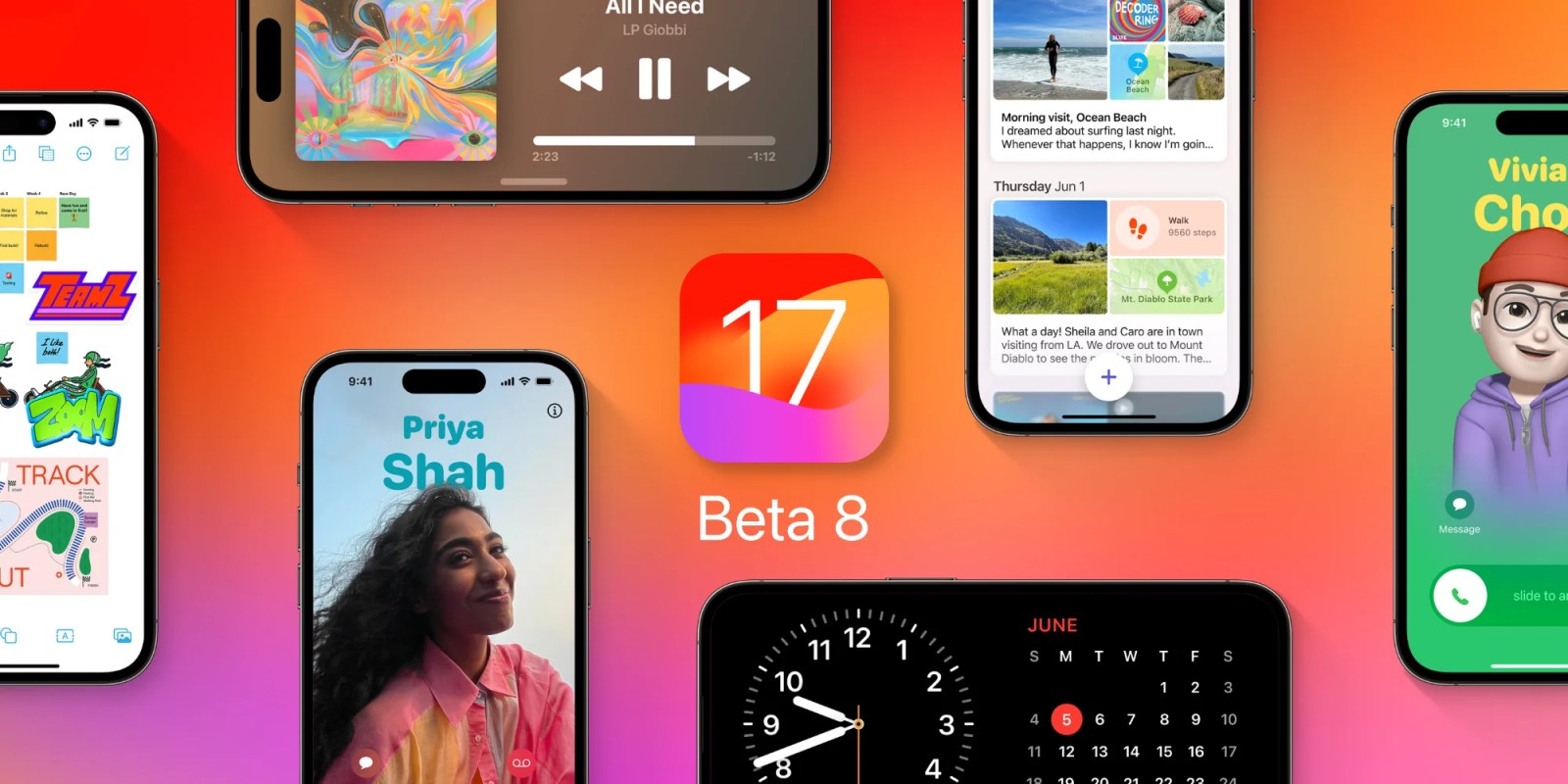 iOS 17 Бета 8