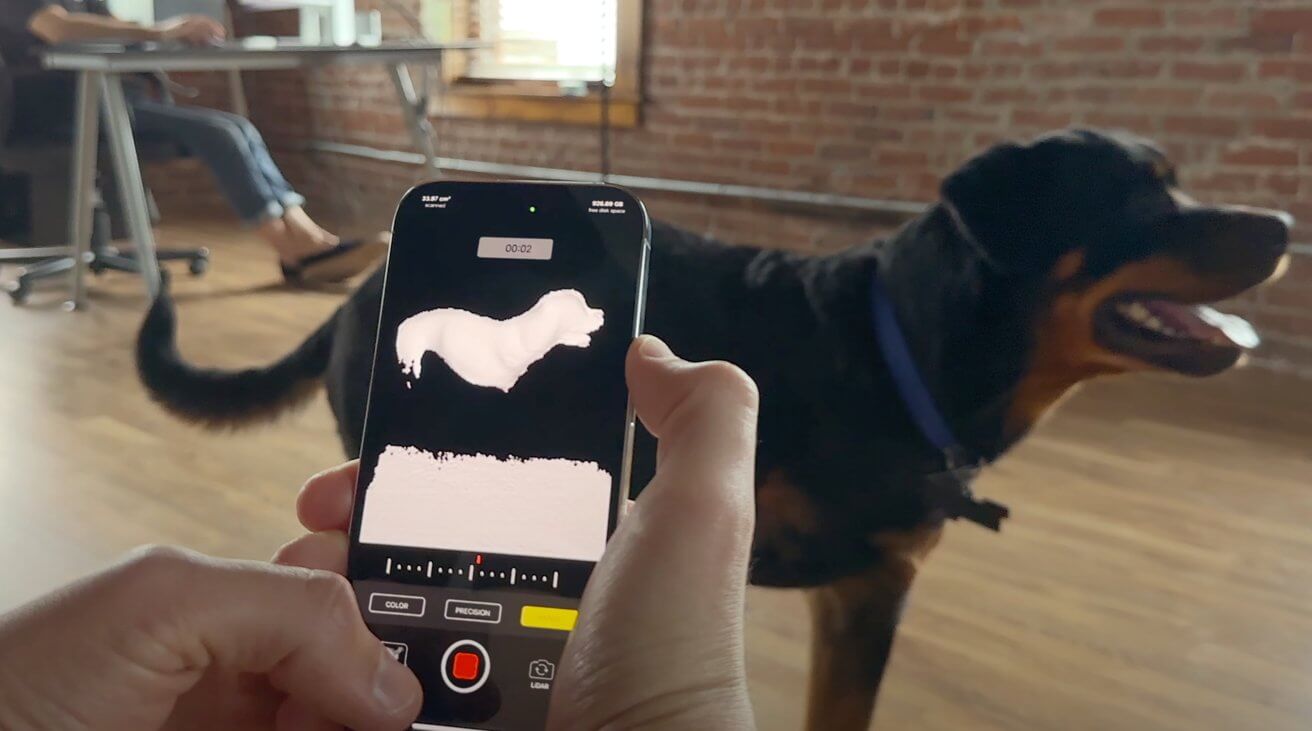 iPhone 14 Pro LiDAR используется для изготовления протезов домашних животных