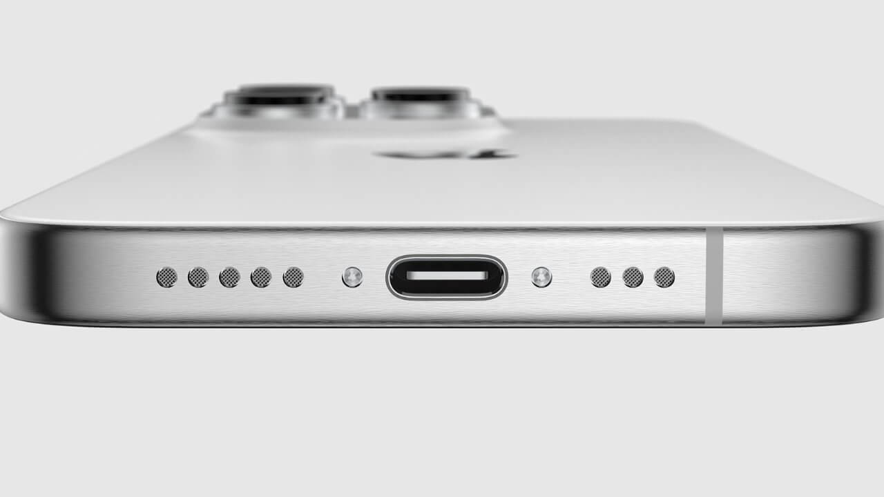Третье просочившееся изображение поверхностей компонентов USB-C iPhone 15