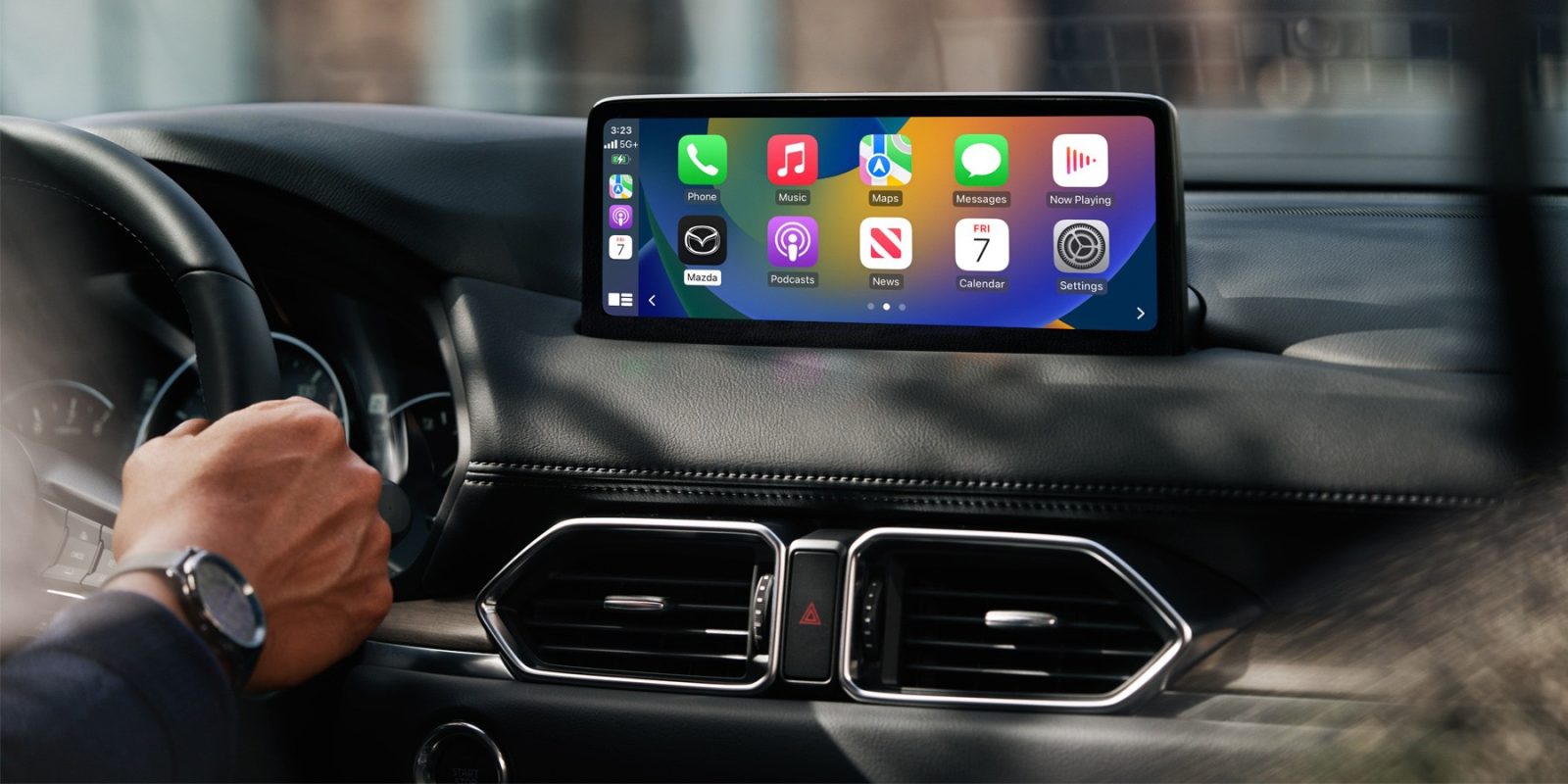 mazda 2024 cx-5 сенсорный экран carplay андроид авто