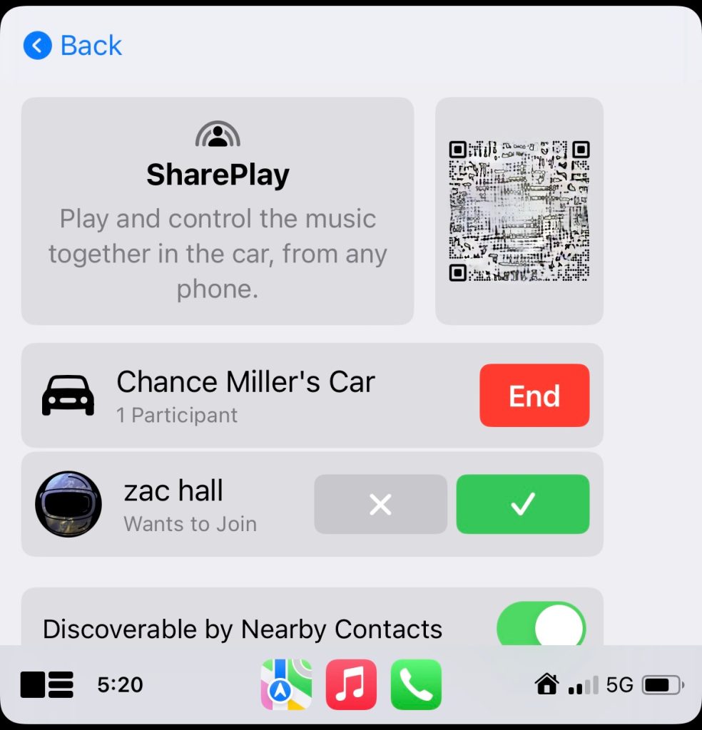 Практический опыт: CarPlay в iOS 17 добавляет SharePlay для вечеринок по  прослушиванию Apple Music, даже для друзей, находящихся на расстоянии