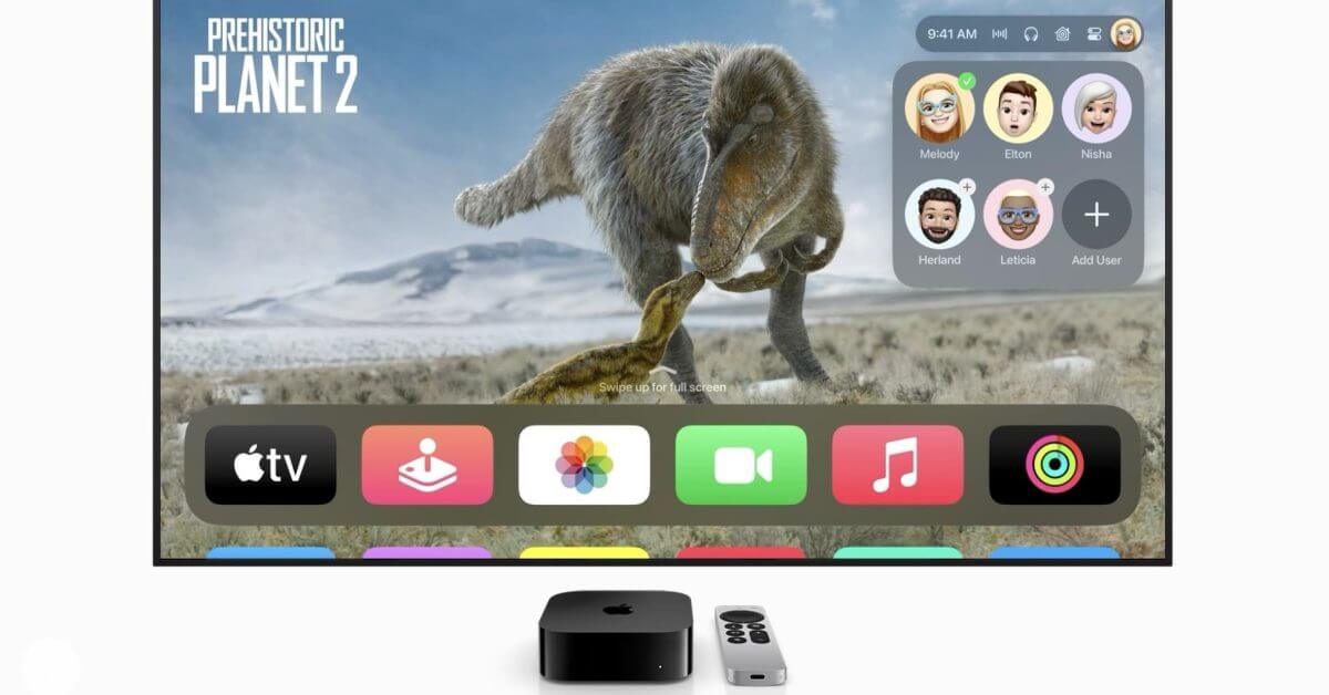 Apple выпускает девятую бета-версию tvOS 17 для Apple TV