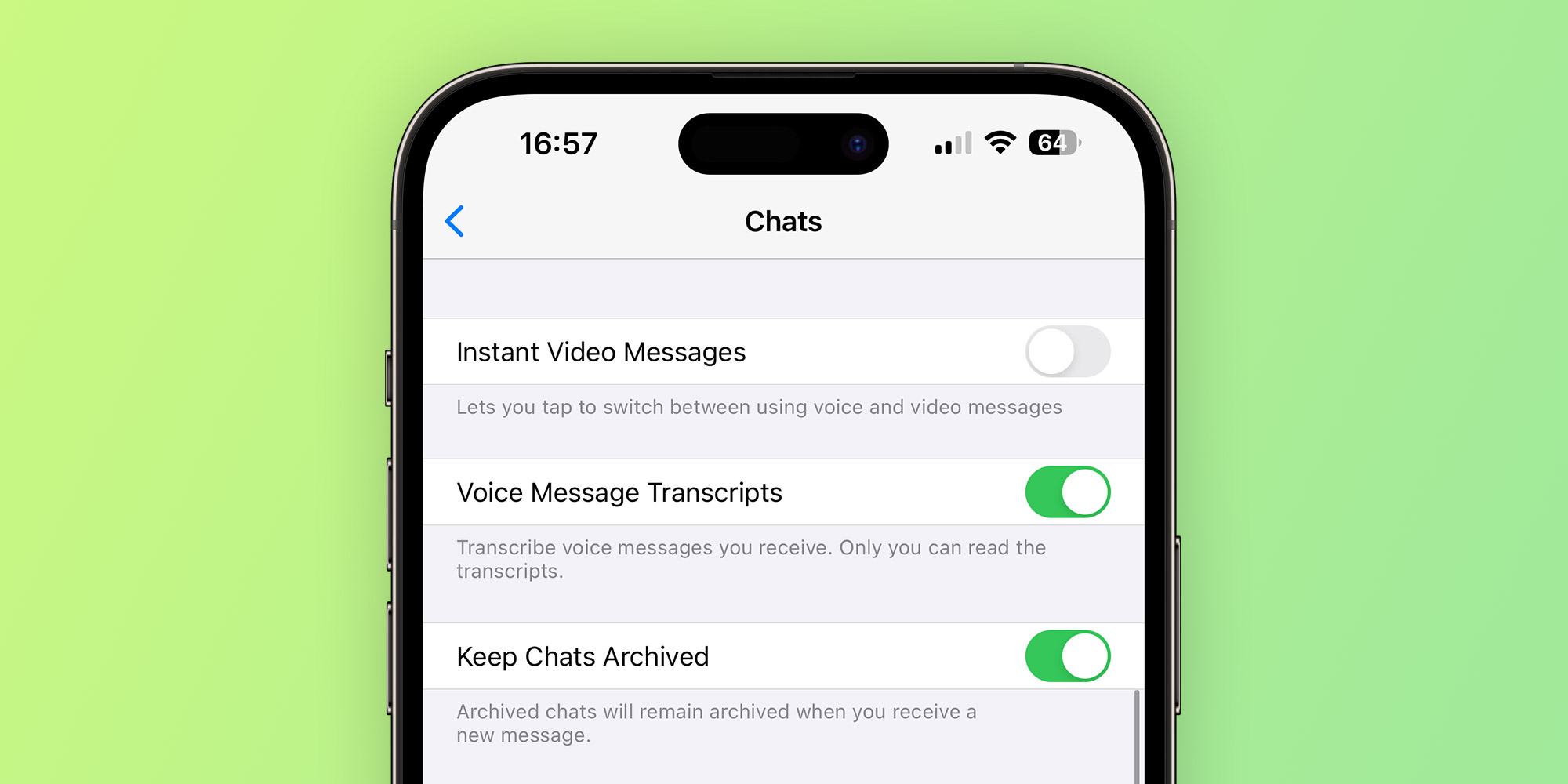 WhatsApp разрешит пользователям отключать новую функцию мгновенных видеосообщений