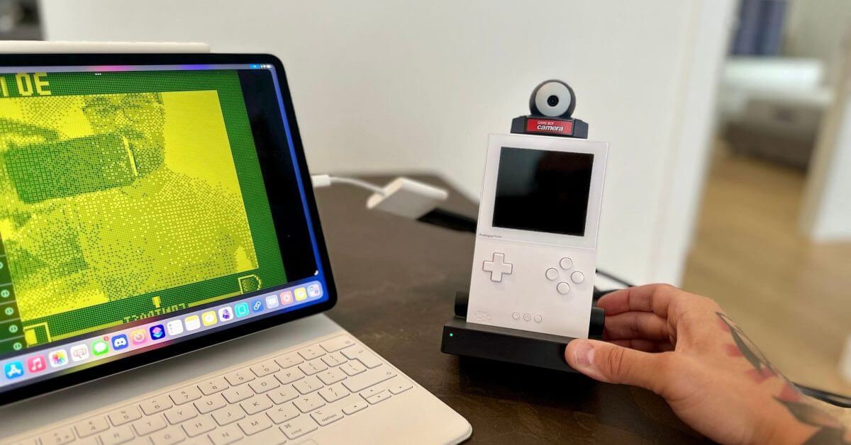iPadOS 17 наконец-то позволяет использовать камеру Game Boy для звонков FaceTime… почему бы и нет?