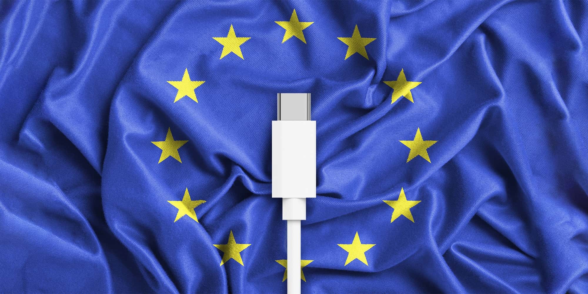 USB-C для iPhone с флагом ЕС