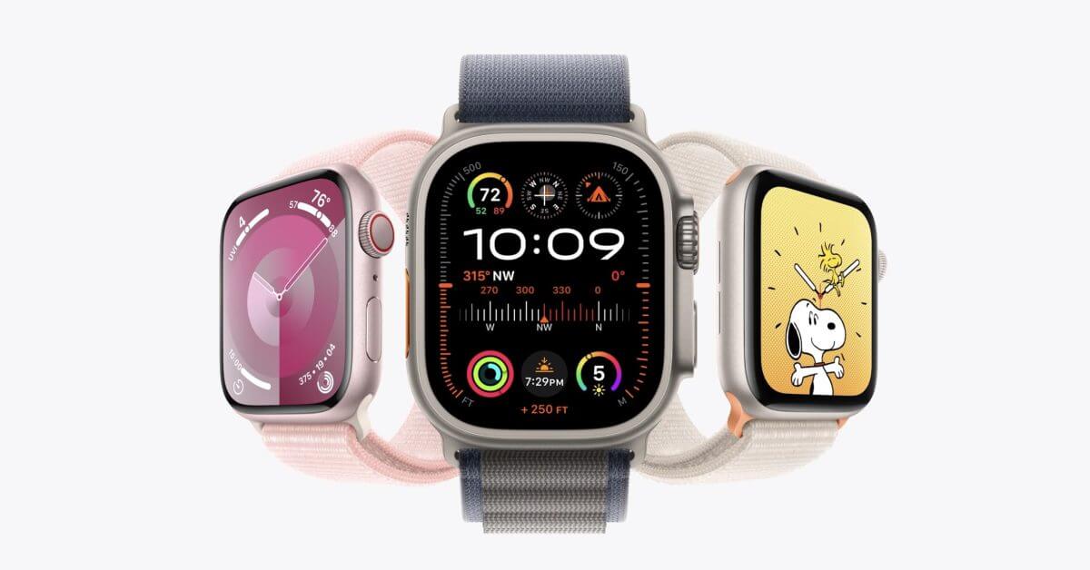 Время автономной работы Apple Watch Series 9 и Ultra 2