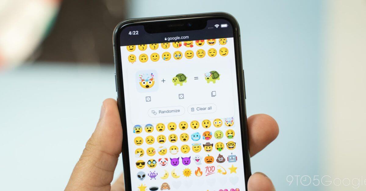 Emoji Kitchen теперь доступен в Google Поиске в Интернете и на iPhone
