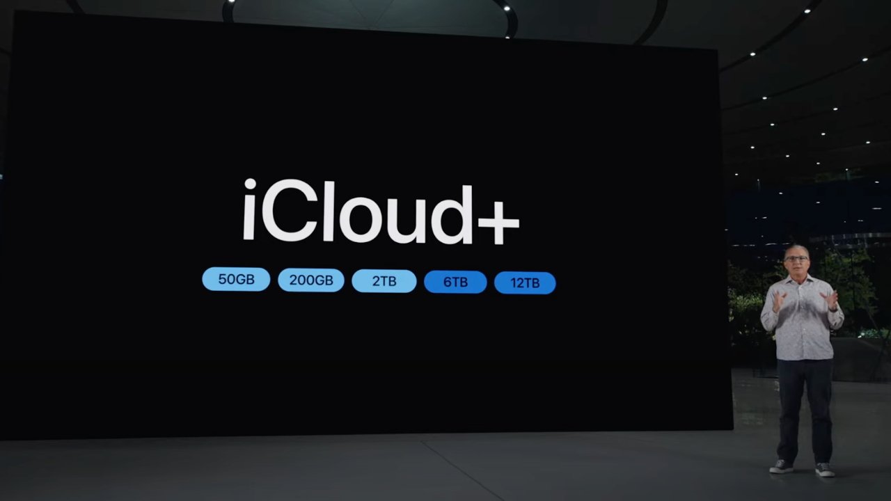 Грег Джосвиак из Apple объявляет о новых уровнях iCloud+