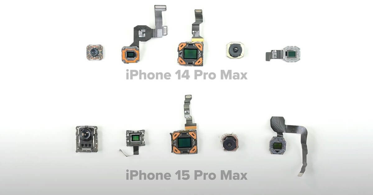 Разобранный iPhone 15 Pro Max демонстрирует камеру перископа и многое другое