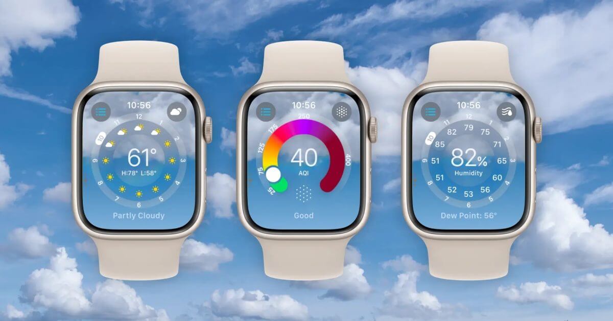 Новое приложение «Погода» для Apple Watch: как оно выглядит и работает