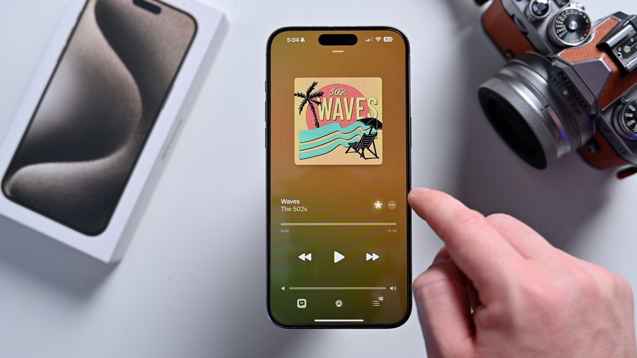 Новая кнопка избранного в Apple Music
