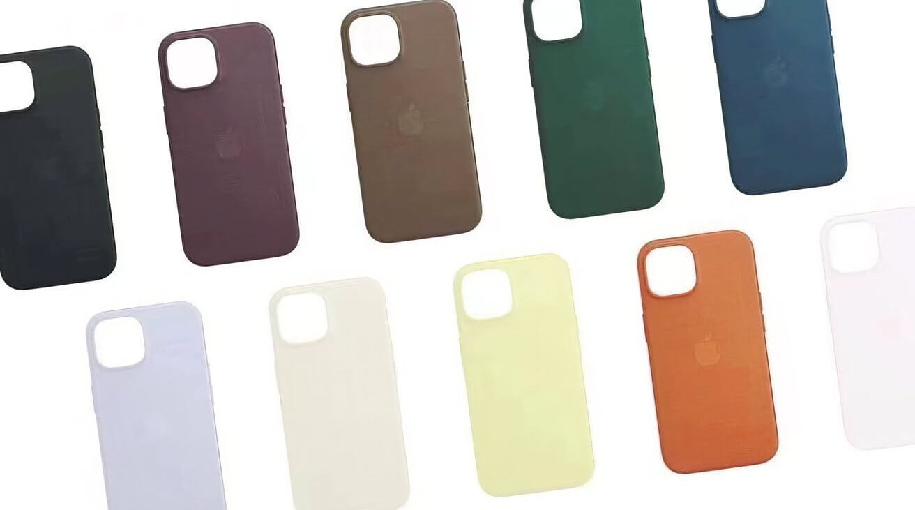 Чехлы FineWoven для iPhone 15 могут поставляться в 10 цветах