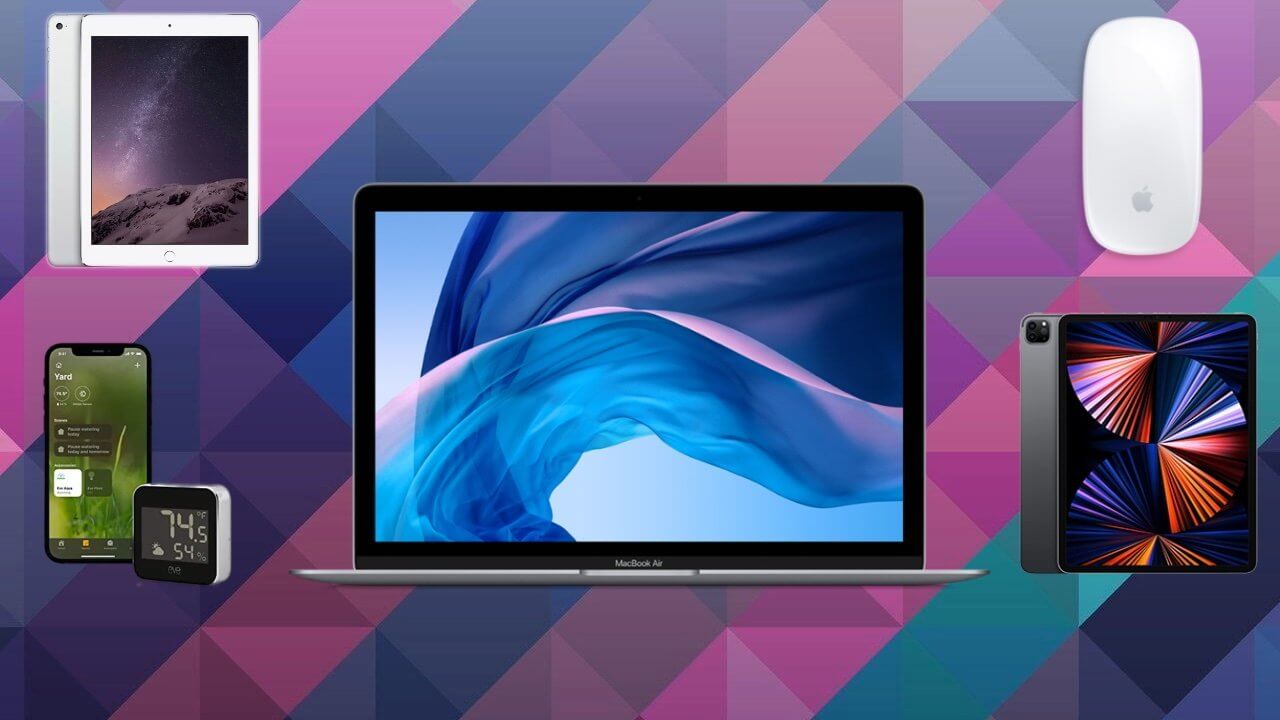 Изучите предложения на MacBook Air, Magic Mouse, iPad, Samsung M8