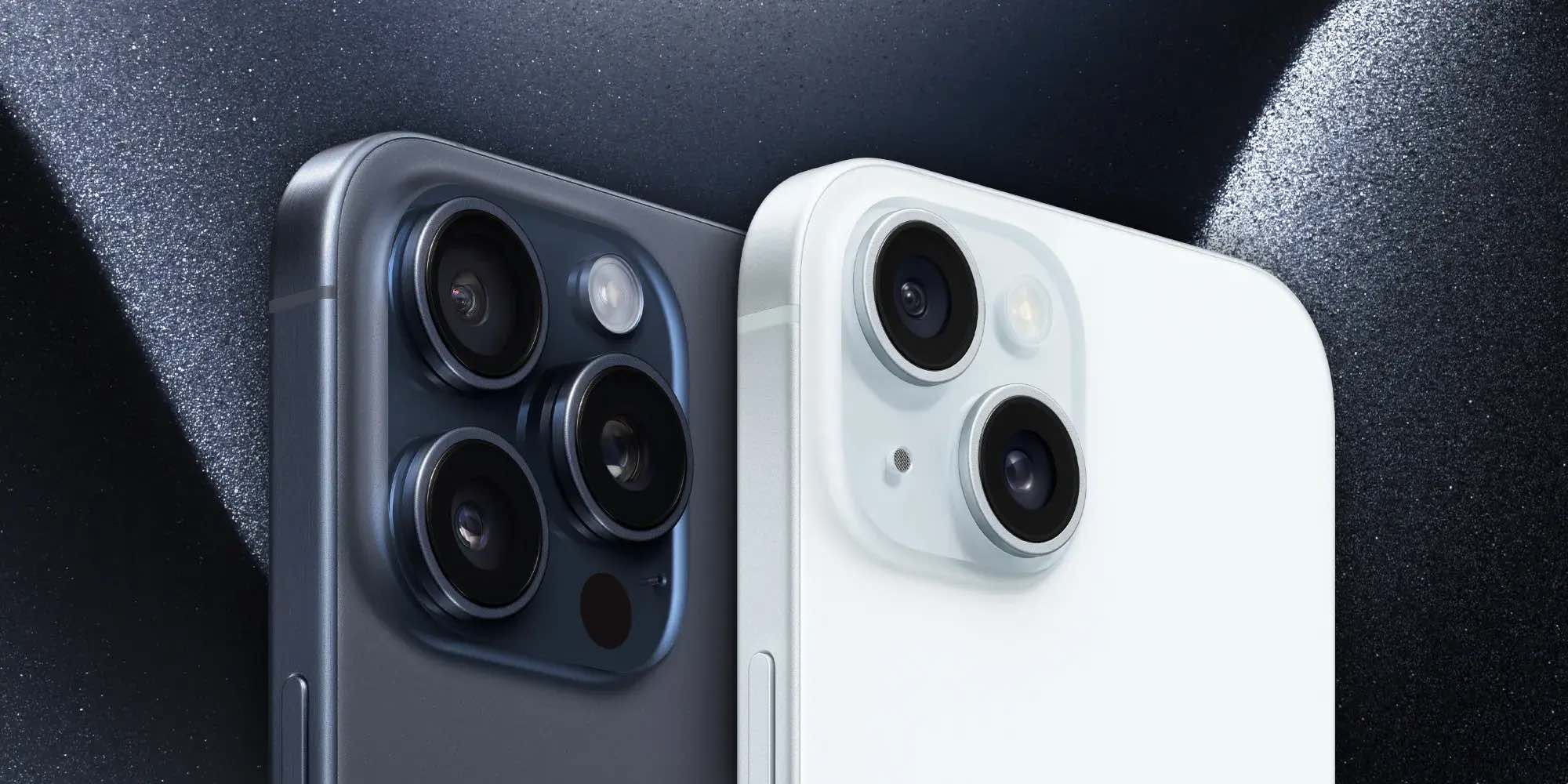 iPhone 15 camera vs 15 Pro rear camera