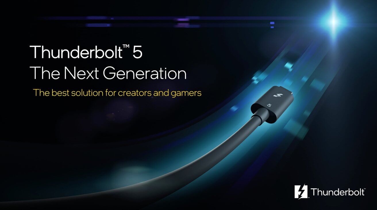 Thunderbolt 5 с пропускной способностью 80 Гбит/с поступит в продажу в 2024 году