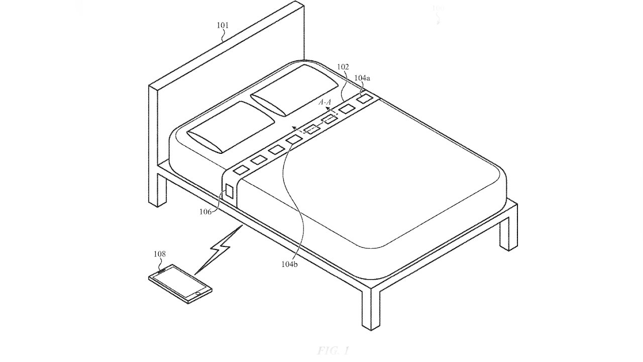 В патенте ничего не говорится об опасности наступать на iPad по утрам.