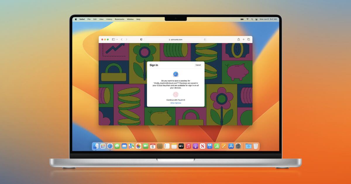 iOS 17 и macOS Sonoma автоматически генерируют ключи доступа Apple ID