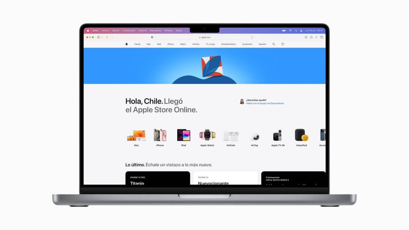 Онлайн-магазин Apple Store официально запускается в Чили