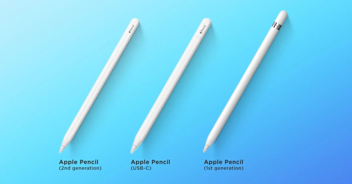Apple Pencil USB-C против Apple Pencil 2 против 1