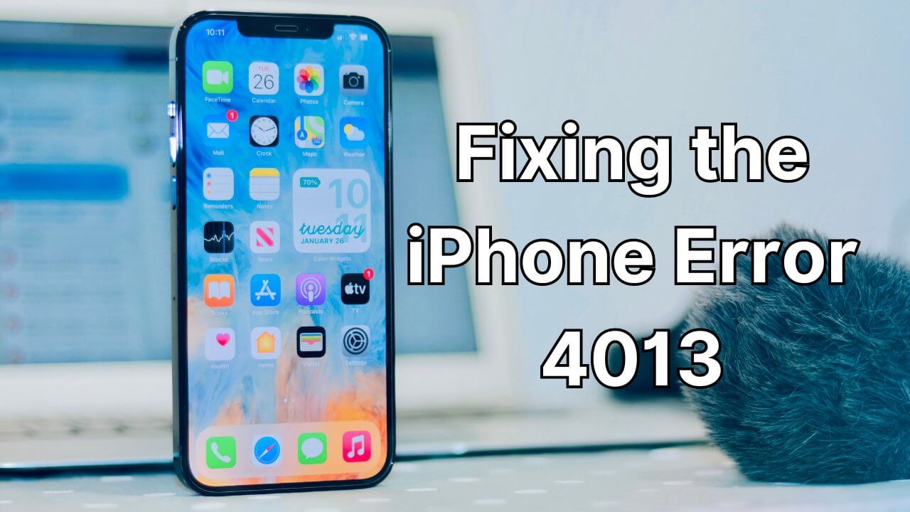 Как исправить ошибку iPhone 4013