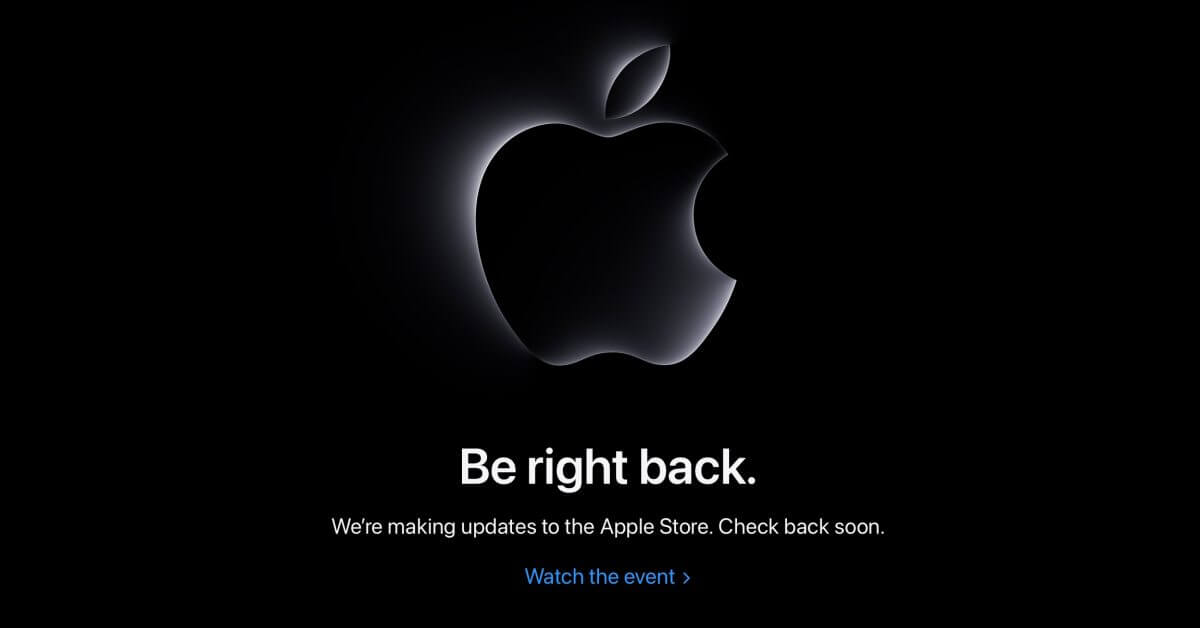Apple Store не работает в преддверии мероприятия M3 iMac и MacBook Pro