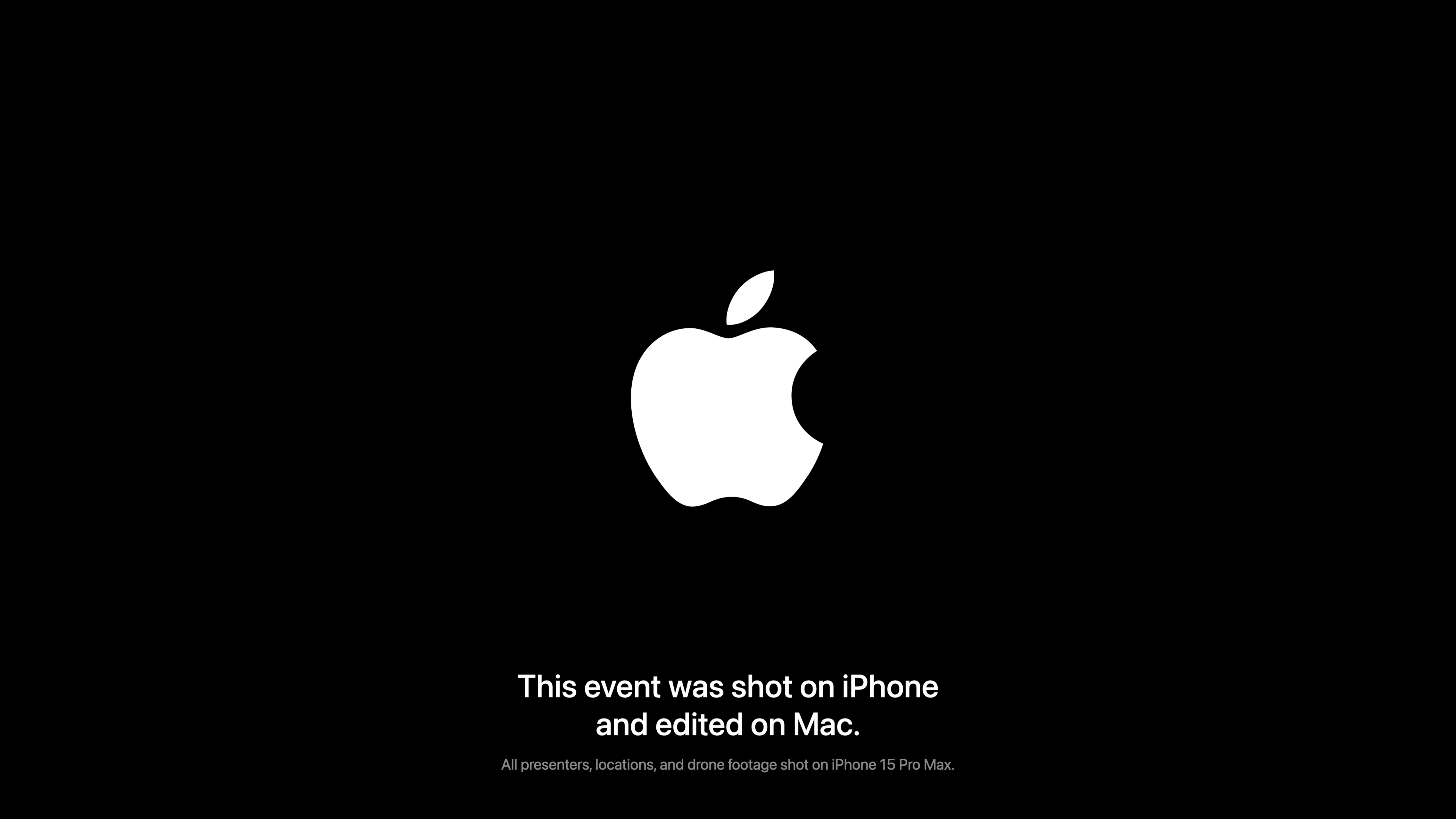Мероприятие Apple «Scary Fast» для Mac было снято на iPhone 15 Pro Max