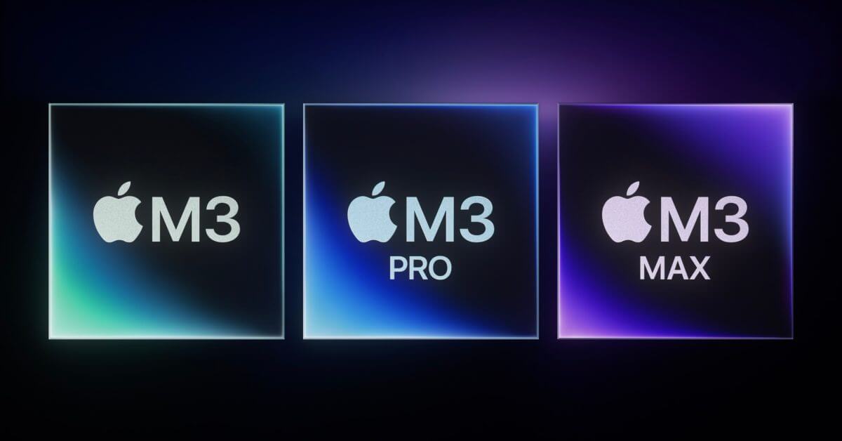 Apple официально представляет M3, M3 Pro и M3 Max: 3-нм техпроцесс, графический процессор с динамическим кэшированием и многое другое