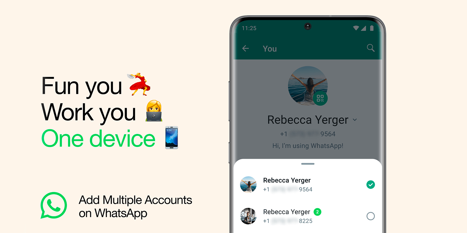 Две учетные записи WhatsApp на одном телефоне уже доступны