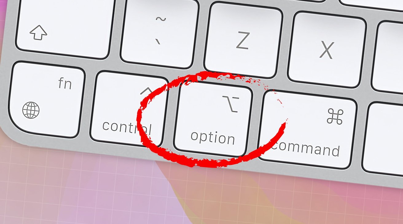 Изменения в поведении клавиш Option в macOS Sonoma