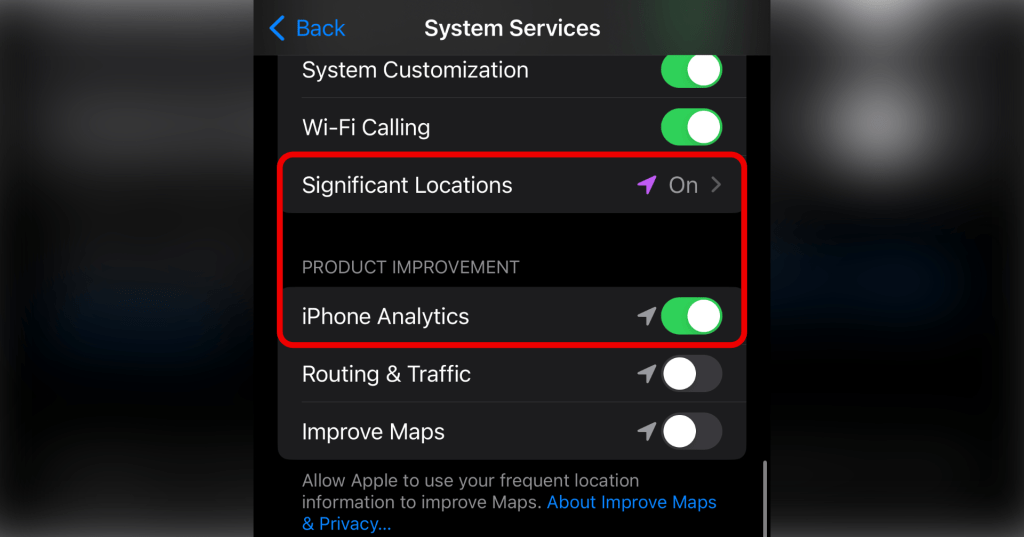 Сброс настроек конфиденциальности Apple iPhone iOS 17