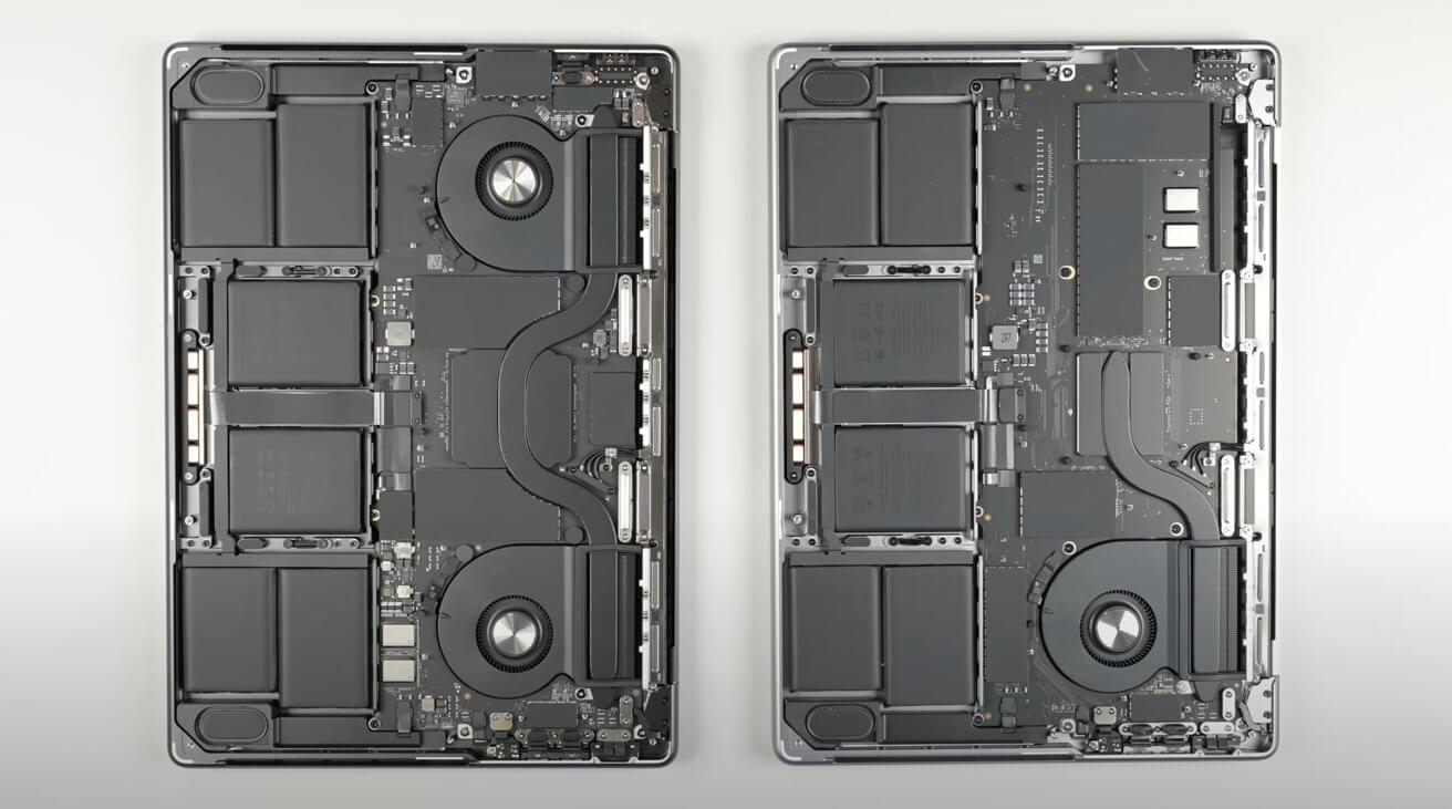Разбор 14-дюймового MacBook Pro M3 показывает незначительные изменения в дизайне
