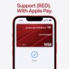 Пожертвуйте 1 доллар США в пользу (RED) с помощью Apple Pay в Apple Stores