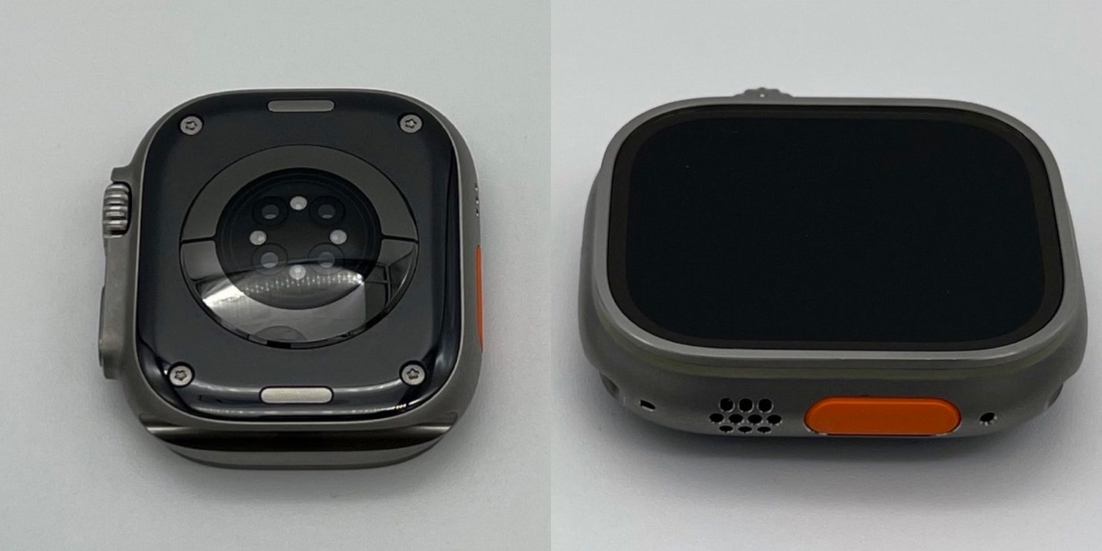 На изображениях FCC показан прототип Apple Watch Ultra с черной керамической задней панелью