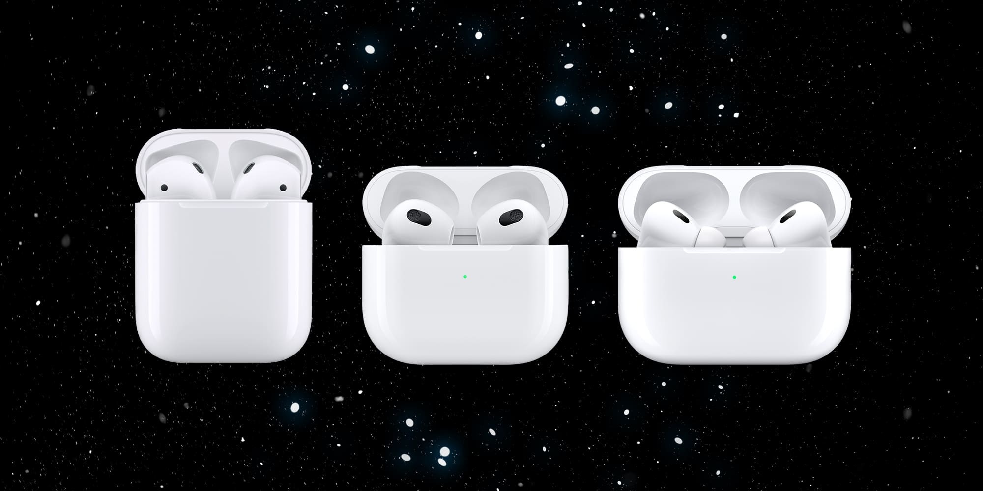 AirPods Pro 2 против AirPods Pro AirPods 3 2