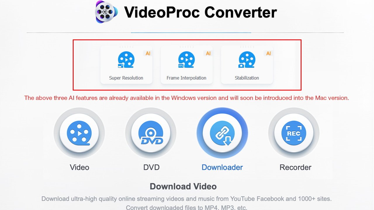 Скачивайте, конвертируйте, сжимайте и многое другое с помощью VideoProc Converter.