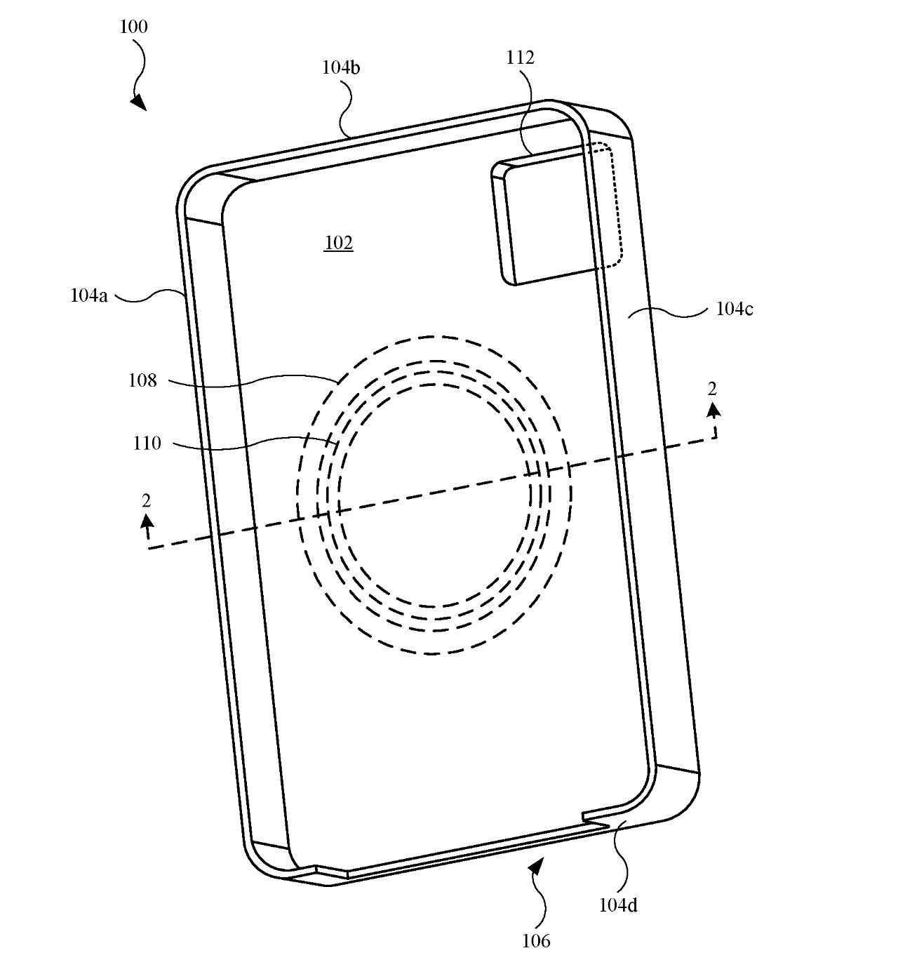 Фрагмент патентных заявок, показывающий MagSafe на будущем iPhone, который сможет считывать с него данные.