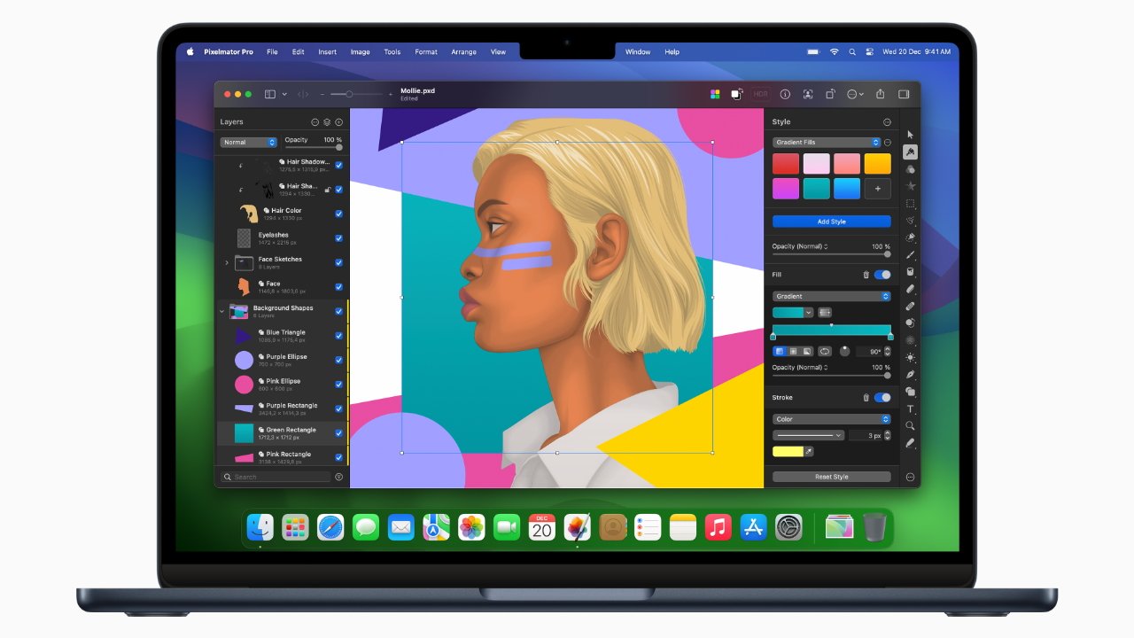 Обновление Pixelmator Pro открывает файлы Illustrator EPS