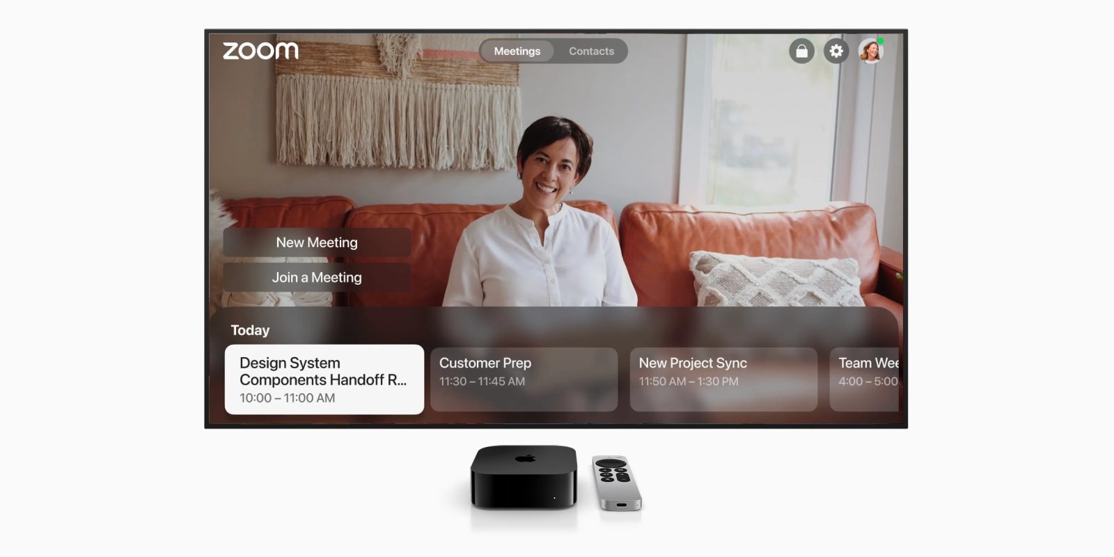 Приложение для видеоконференций Zoom теперь доступно на Apple TV