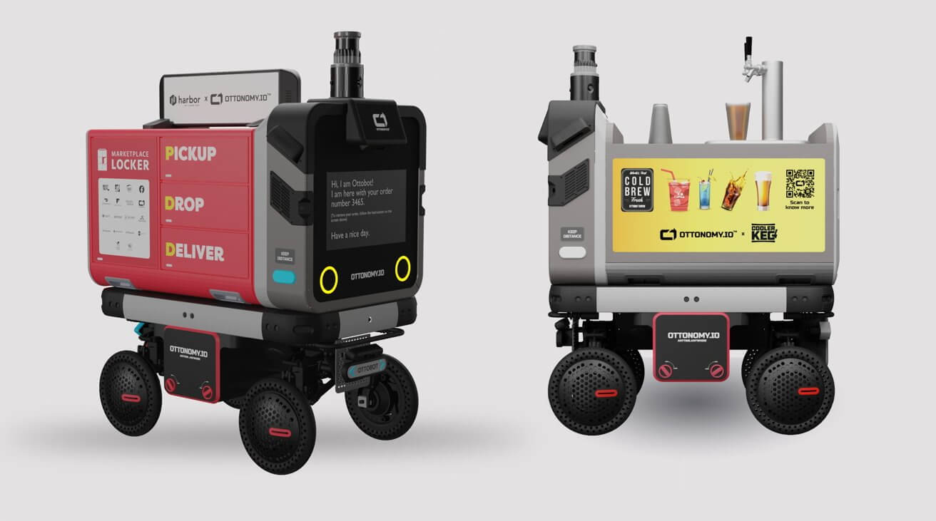 Ottonomy демонстрирует умные шкафчики и роботов для напитков на выставке CES24