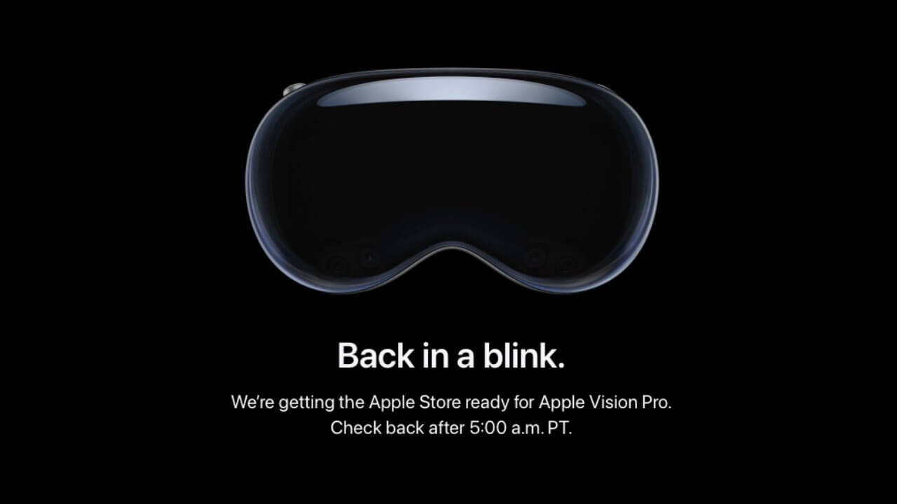 Apple закрывает магазин в преддверии предварительных заказов на Apple Vision Pro