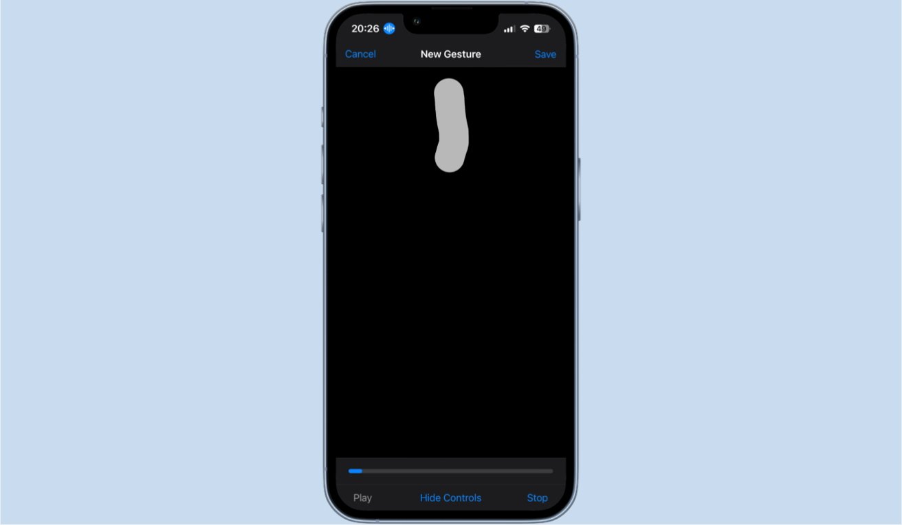 Экран настроек специальных возможностей iPhone