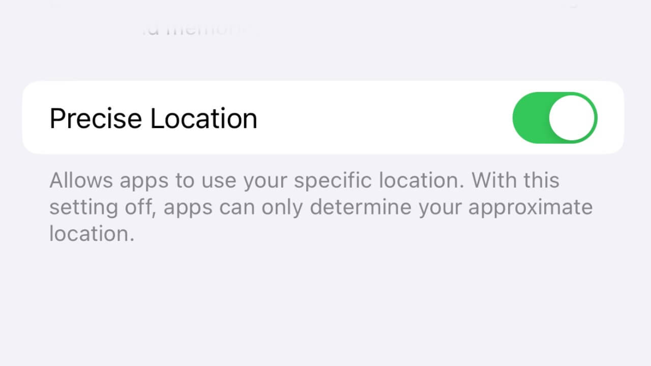Как скрыть точное местоположение на iPhone