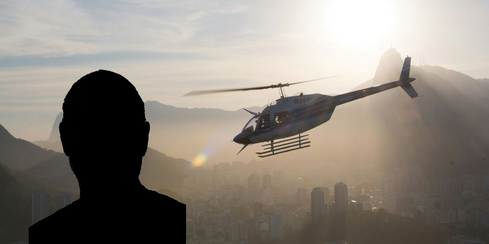 Не фотографировать Стива Джобса | Вертолет с силуэтом Стива Джобса