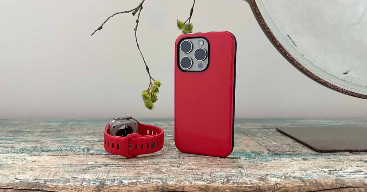 Nomad представляет ярко-красный цвет с ограниченным тиражом Apple Watch Sport Band и iPhone Sport Case [Hands-on]