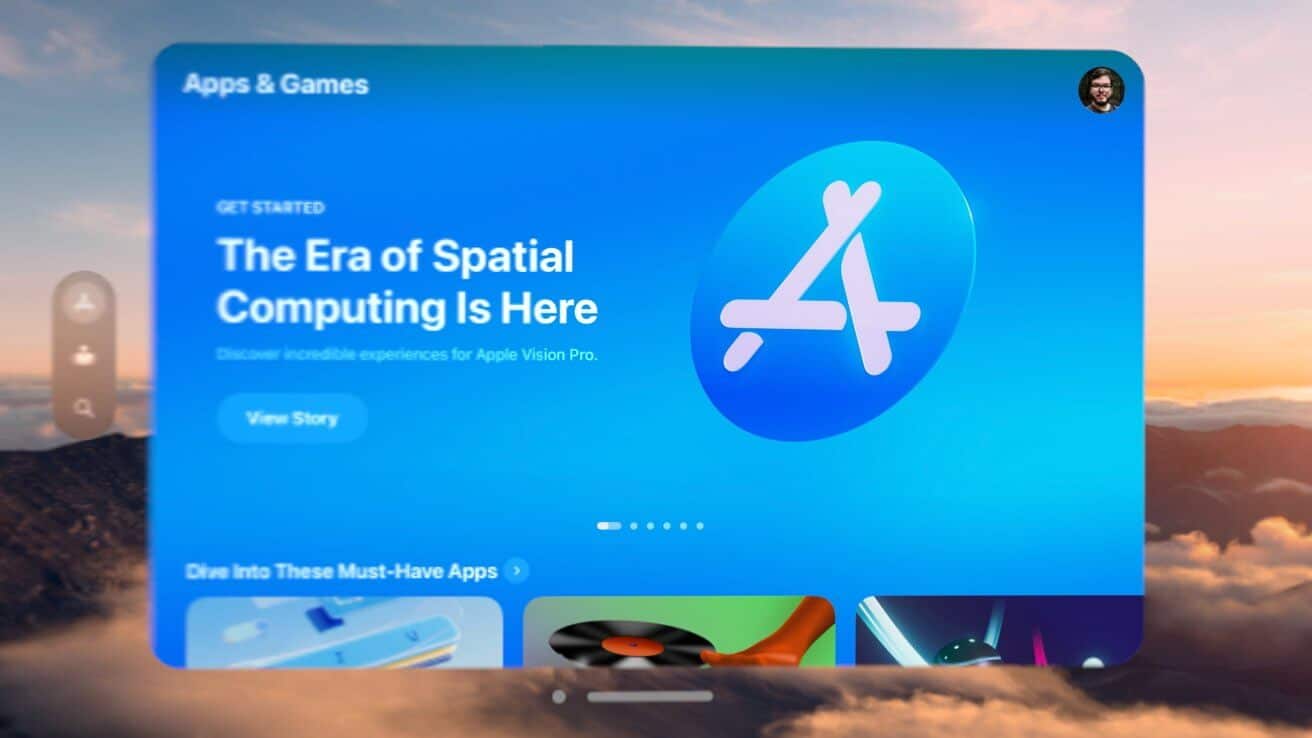 Apple Vision Pro теперь имеет 1000 собственных приложений в App Store