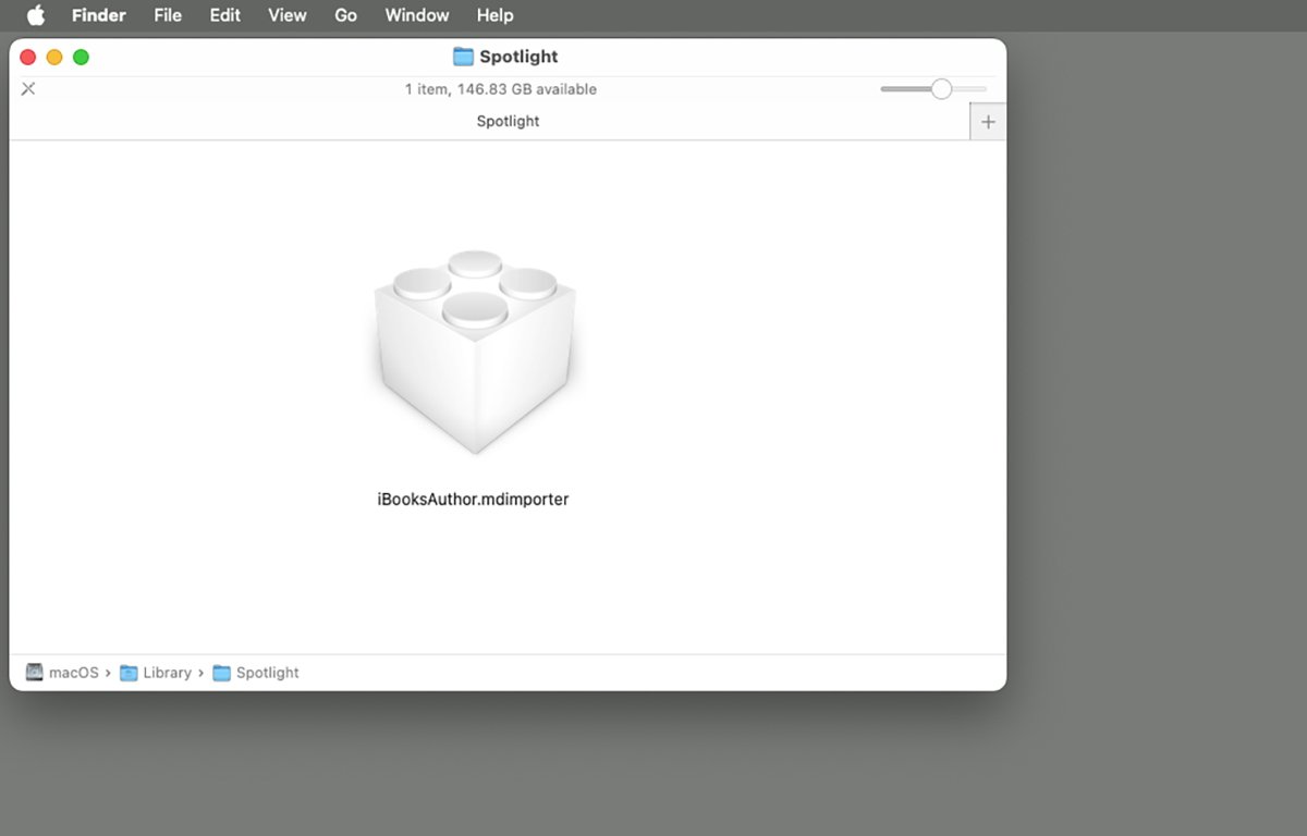 Файл .mdimporter в macOS.