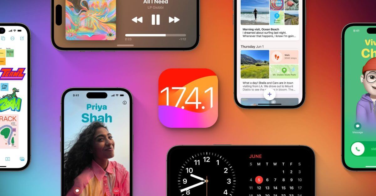 Apple по-тихому выпускает обновленную сборку iOS 17.4.1