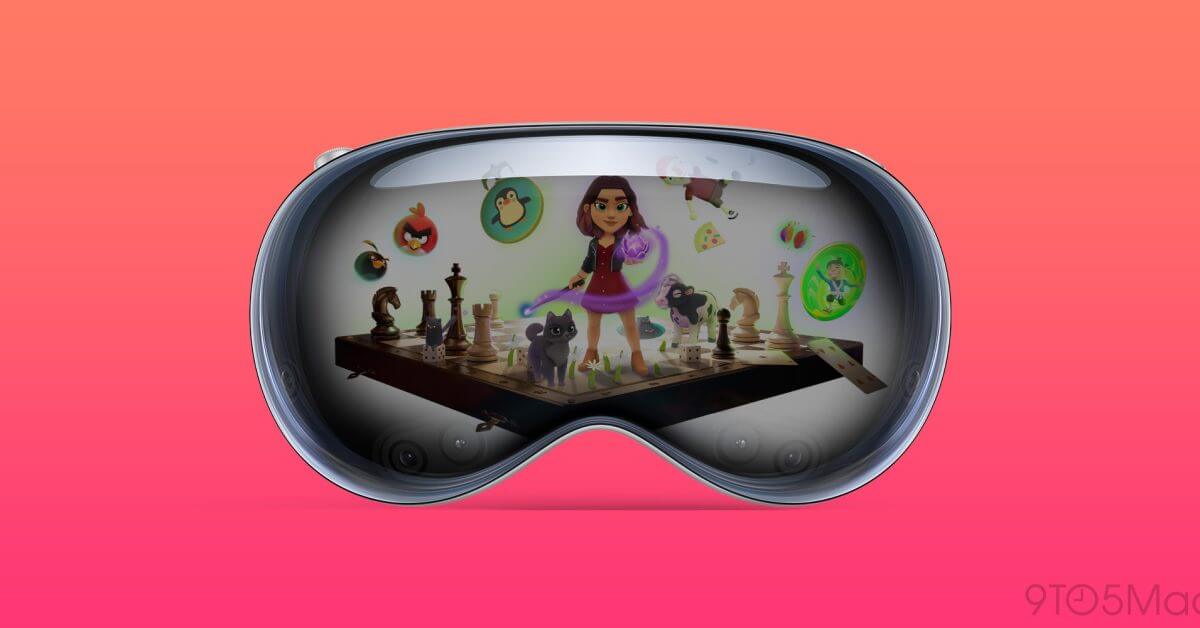 Пространственные аркадные игры Apple на Apple Vision Pro