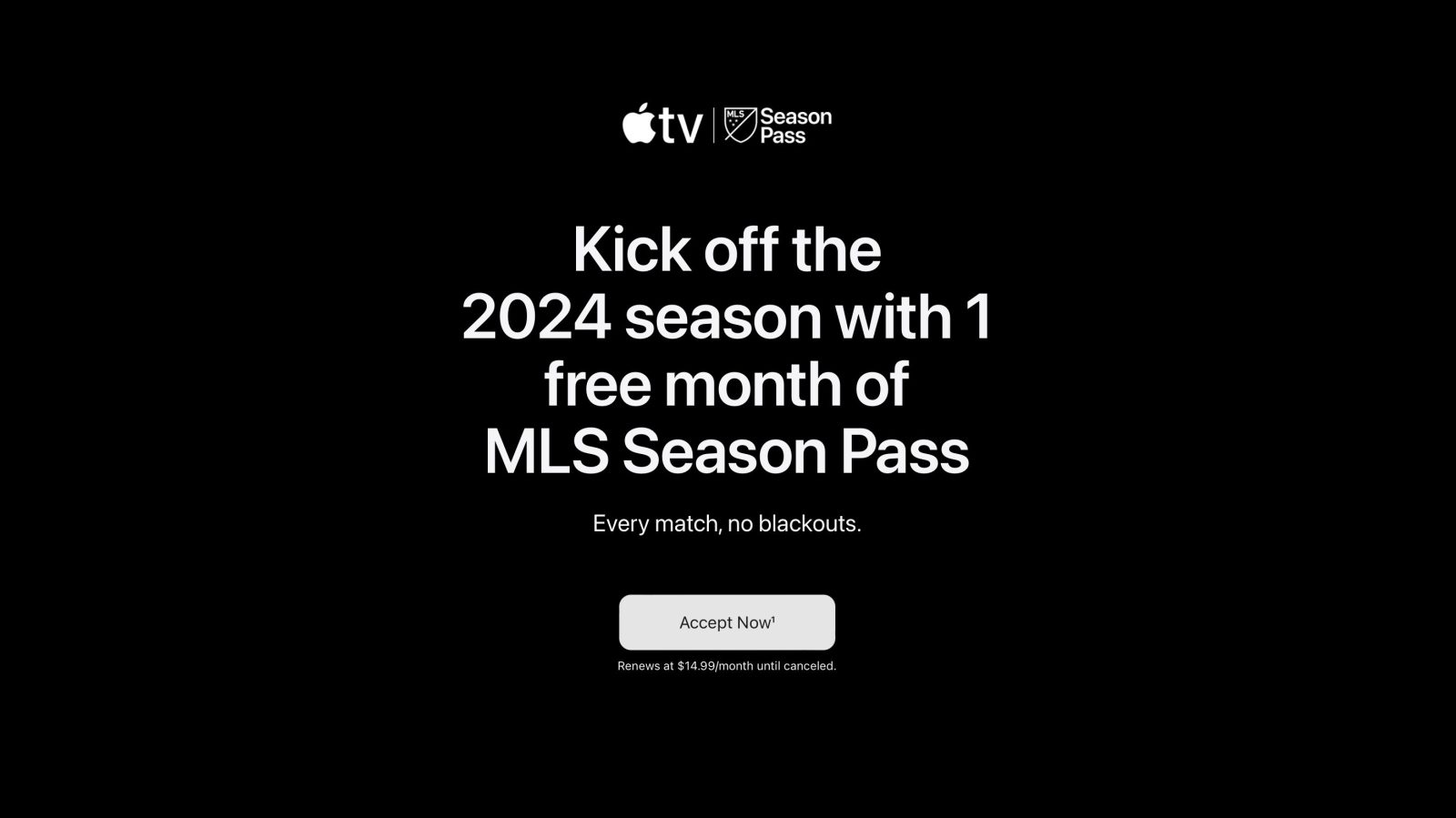Apple предлагает некоторым пользователям один бесплатный месяц MLS Season Pass