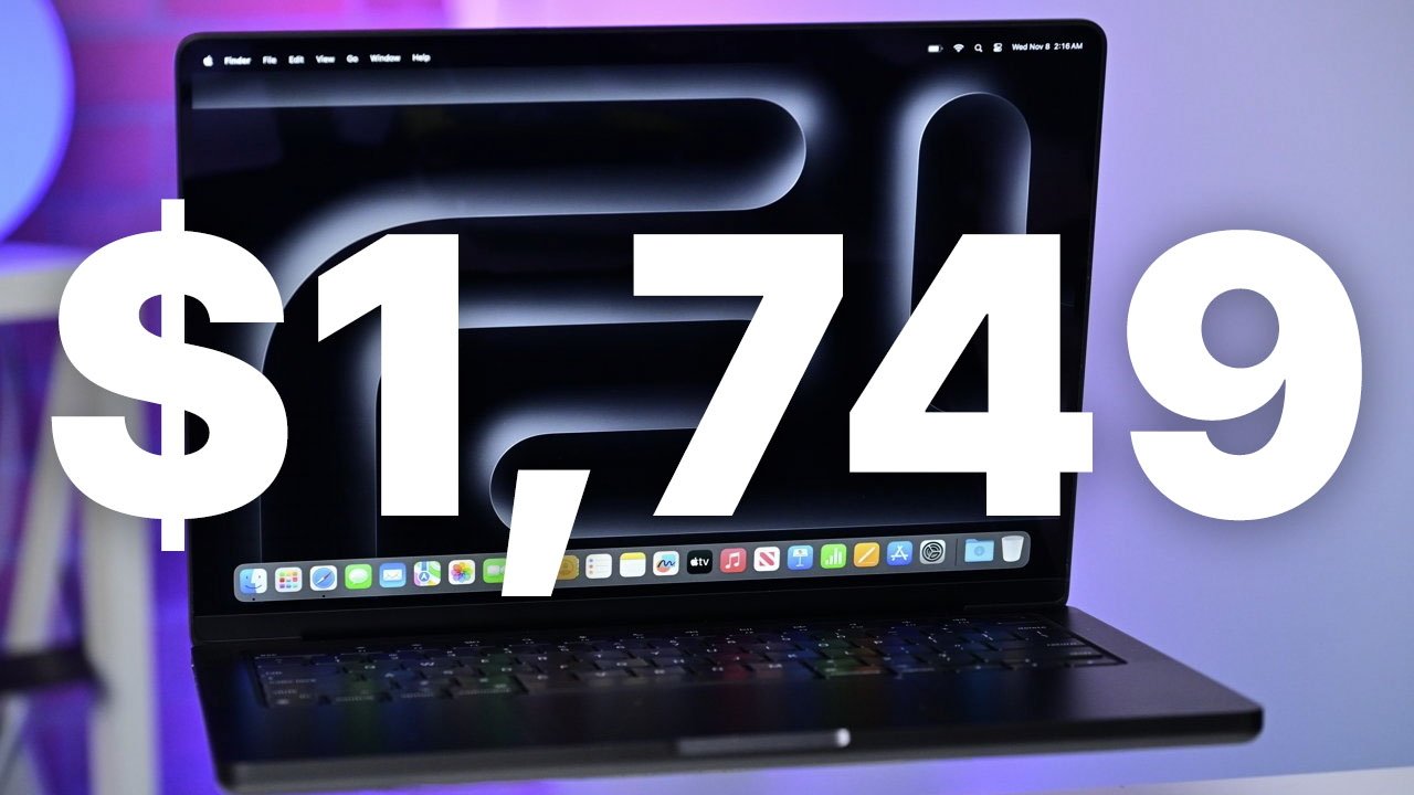 Получите лучшее предложение на Apple M3 Pro MacBook Pro за 1749 долларов.